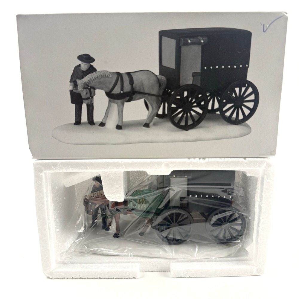Department 56 Amish Buggy Heritage Village Collection Horse Wagon 59498